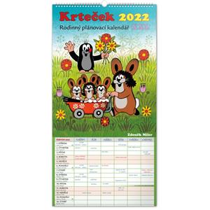 Nástenný kalendár 2022 Rodinný plánovací Krtko XXL