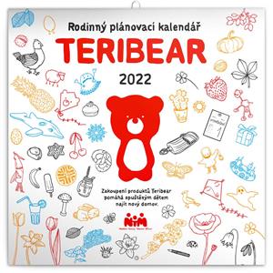 Nástenný kalendár 2022 Rodinný plánovací TERIBEAR