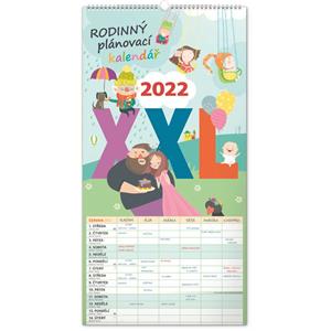 Nástenný kalendár 2022 Rodinný plánovací XXL