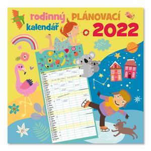 Nástenný kalendár 2022 Rodinný plánovací
