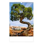 Nástenný kalendár 2022 - Trees/Bäume/Stromy