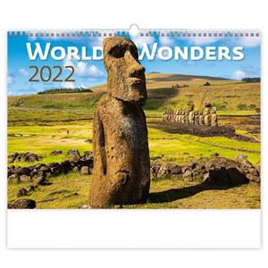 Nástenný kalendár 2022 - World Wonders