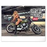 Nástenný kalendár 2023 Girls & Bikes - Jim Gianatsis