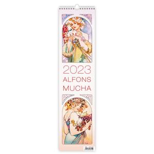 Nástenný kalendár 2023 Kravata - Alfons Mucha