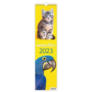 Nástenný kalendár 2023 Kravata - Maznáčikovia