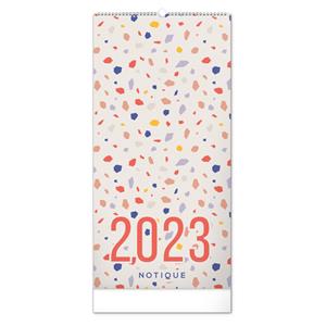 Nástenný kalendár 2023 plánovací kalendář Terazzo