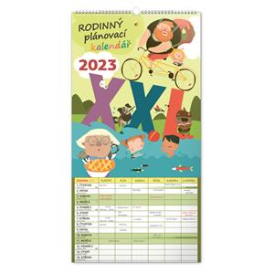 Nástenný kalendár 2023 Rodinný plánovací XXL