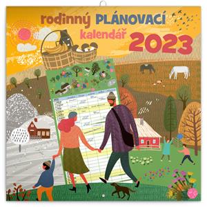 Nástenný kalendár 2023 Rodinný plánovací