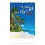 Nástenný kalendár 2023 - Tropical Beaches