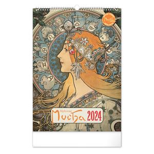 Nástenný kalendár 2024 Alfons Mucha