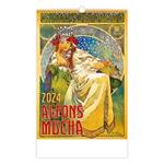 Nástenný kalendár 2024 - Alfons Mucha