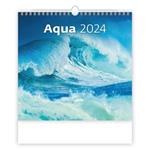 Nástenný kalendár 2024 - Aqua
