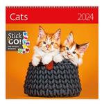 Nástenný kalendár 2024 - Cats