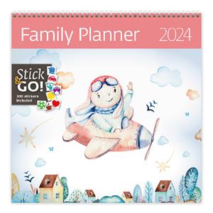 Nástenný kalendár 2024 - Family Planner