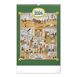 Nástenný kalendár 2024 Josef Lada Měsíce
