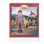 Nástenný kalendár 2024 Josef Lada - Rok na vsi