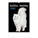 Nástenný kalendár 2024 - Kočičky/Mačičky