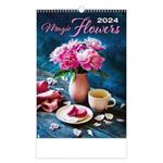 Nástenný kalendár 2024 - Magic Flowers