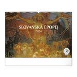 Nástenný kalendár 2024 Slovanská epopej - Alfons Mucha