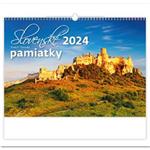Nástenný kalendár 2024 - Slovenské pamiatky