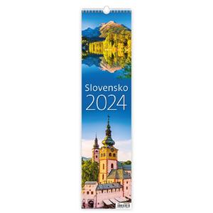 Nástenný kalendár 2024 viazanka - Slovensko