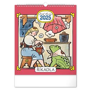 Nástenný kalendár 2025 Josef Lada – Riekanky CZ
