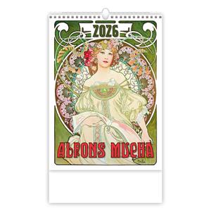 Nástenný kalendár 2026 - Alfons Mucha
