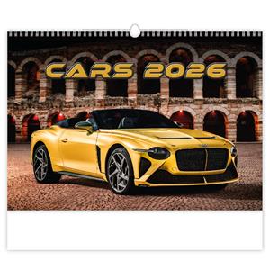 Nástenný kalendár 2026 - Cars