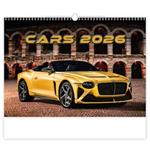 Nástenný kalendár 2026 - Cars