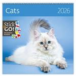 Nástenný kalendár 2026 - Cats