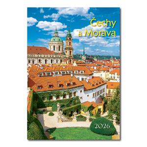 Nástenný kalendár 2026 - Čechy a Morava