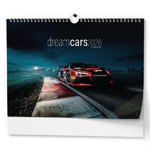 Nástenný kalendár 2026 Dream Cars