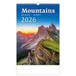 Nástenný kalendár 2026 - Hory