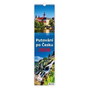 Nástenný kalendár 2026 Kravata - Putovanie po Česku