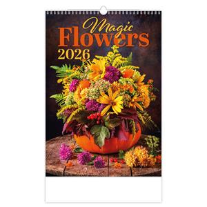 Nástenný kalendár 2026 - Magic Flowers