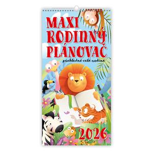 Nástenný kalendár 2026 - MAXI rodinný plánovač