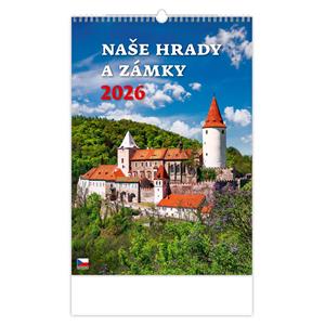 Nástenný kalendár 2026 - Naše hrady a zámky