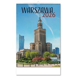 Nástenný kalendár 2026 poľský Varšava