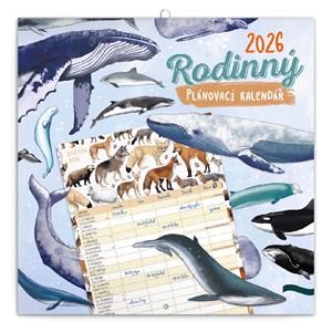Nástenný kalendár 2026 Rodinný plánovací