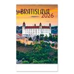 Nástenný kalendár 2026 slovenský Bratislava