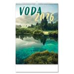 Nástenný kalendár 2026 slovenský Voda