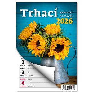 Nástenný kalendár 2026 - Týždenný trhací kalendár A5