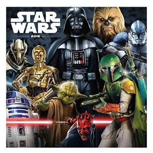 Nástenný kalendár poznámkový Star Wars Classic 2016