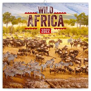 Nástenný poznámkový kalendár 2022 Divoká Afrika