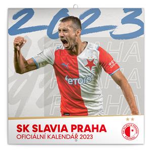 Nástenný poznámkový kalendár 2023 SK Slavia Praha