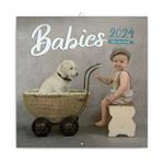 Nástenný poznámkový kalendár 2024 Babies - Věra Zlevorová
