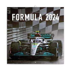 Nástenný poznámkový kalendár 2024 Formule - Jiří Křenek