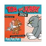 Nástenný poznámkový kalendár 2024 Tom a Jerry