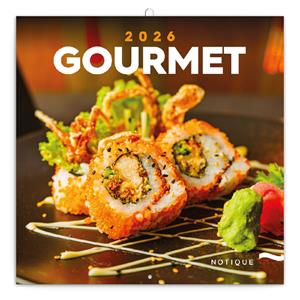 Nástenný poznámkový kalendár 2026 Gourmet