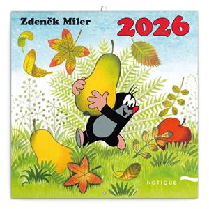 Nástenný poznámkový kalendár 2026 Krtko